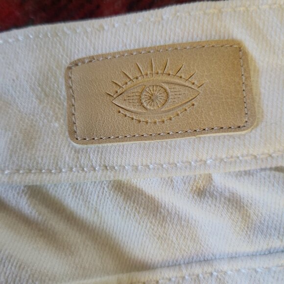 Sofia Vergara High Waist Ankle Jeans Size 18 White Jeans NWT - Picture 12 of 13